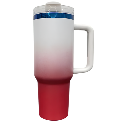 Red White Blue Ombre 40 oz