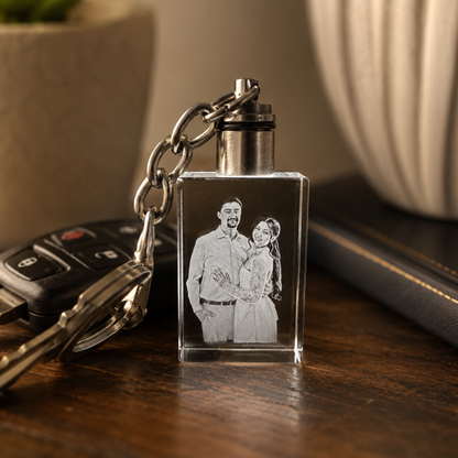 3D Crystal Keychains